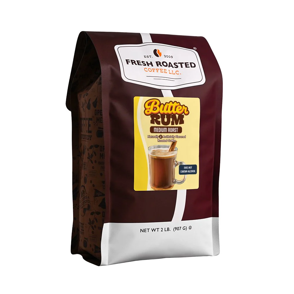Butter Rum - Flavored Roasted Coffee - Image 3
