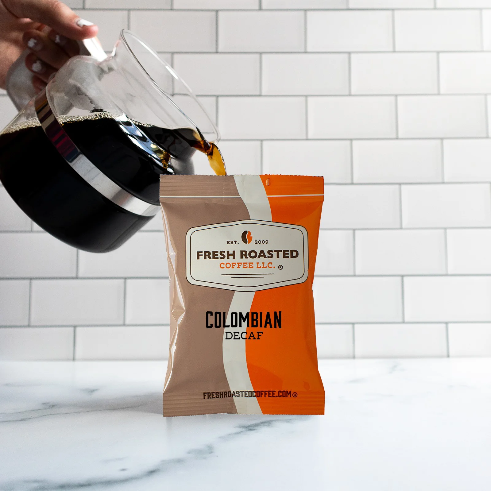 Decaf Colombian, 1.75 oz - Coffee Portion Packs - Image 4