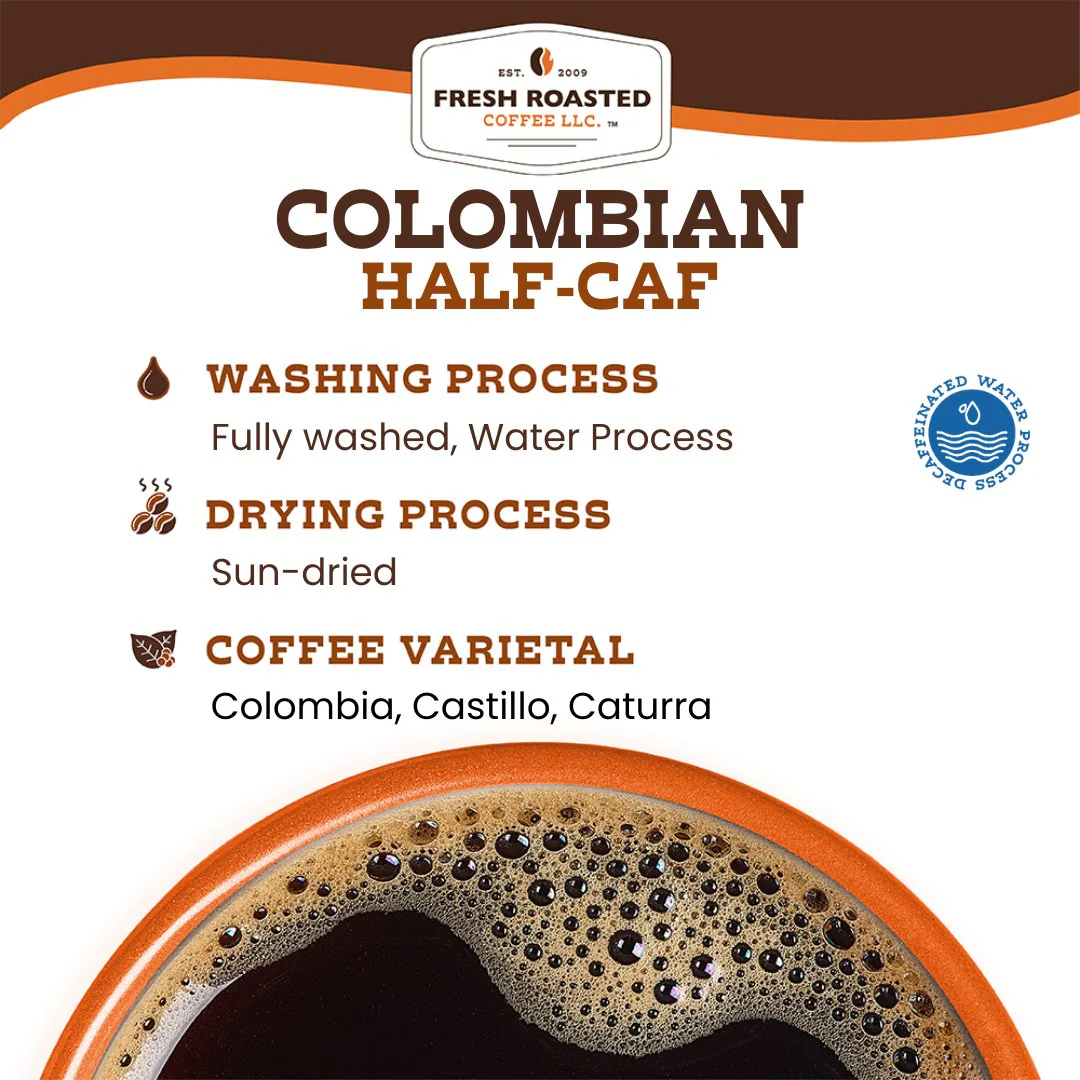 Colombian Water-Processed Half Caf - Roasted Coffee - Image 8