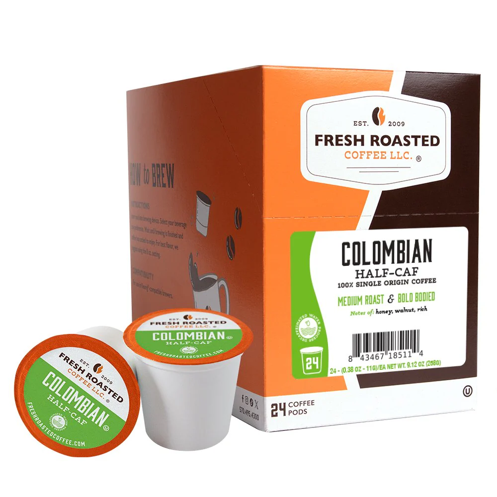 Colombian Water-Processed Half Caf - Classic Coffee Pods - Image 2