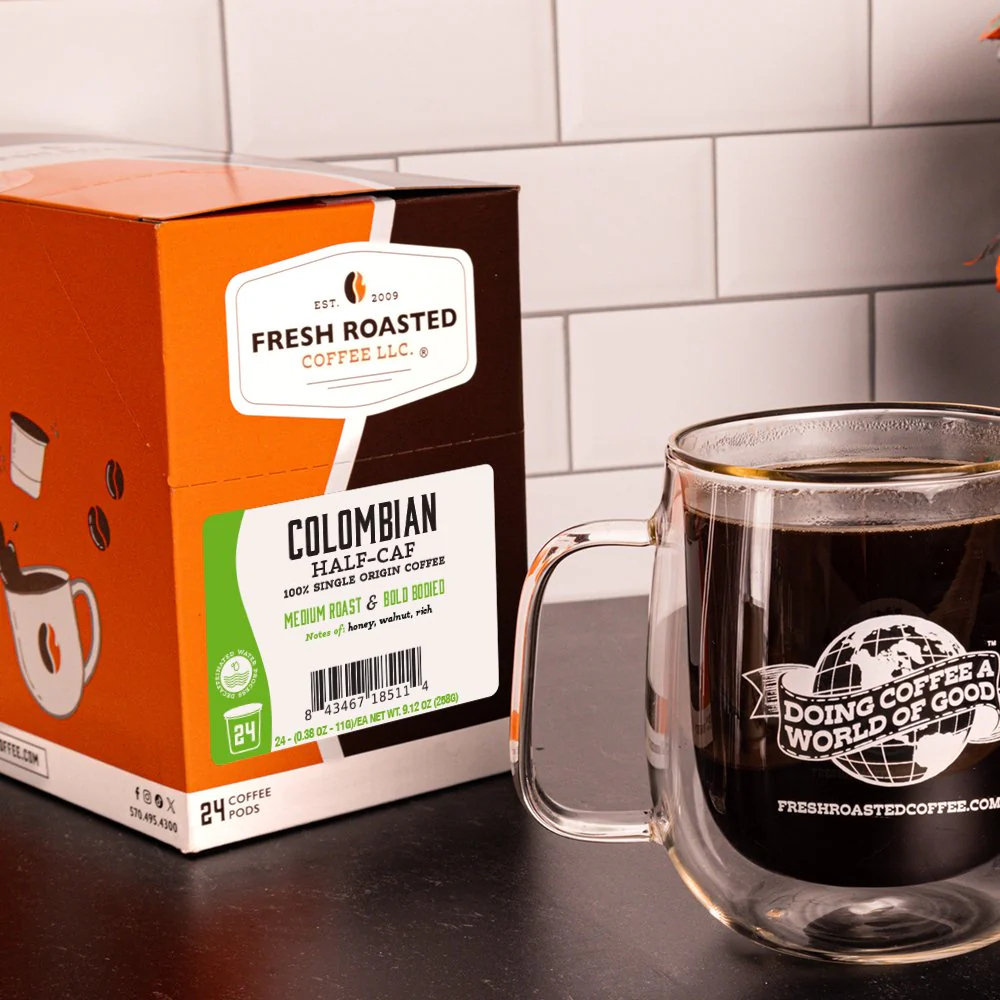 Colombian Water-Processed Half Caf - Classic Coffee Pods - Image 9