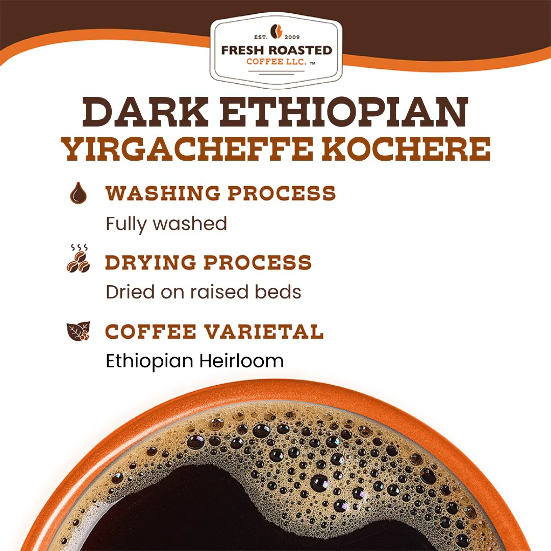 Dark Ethiopian Yirgacheffe Kochere - Roasted Coffee - Image 10
