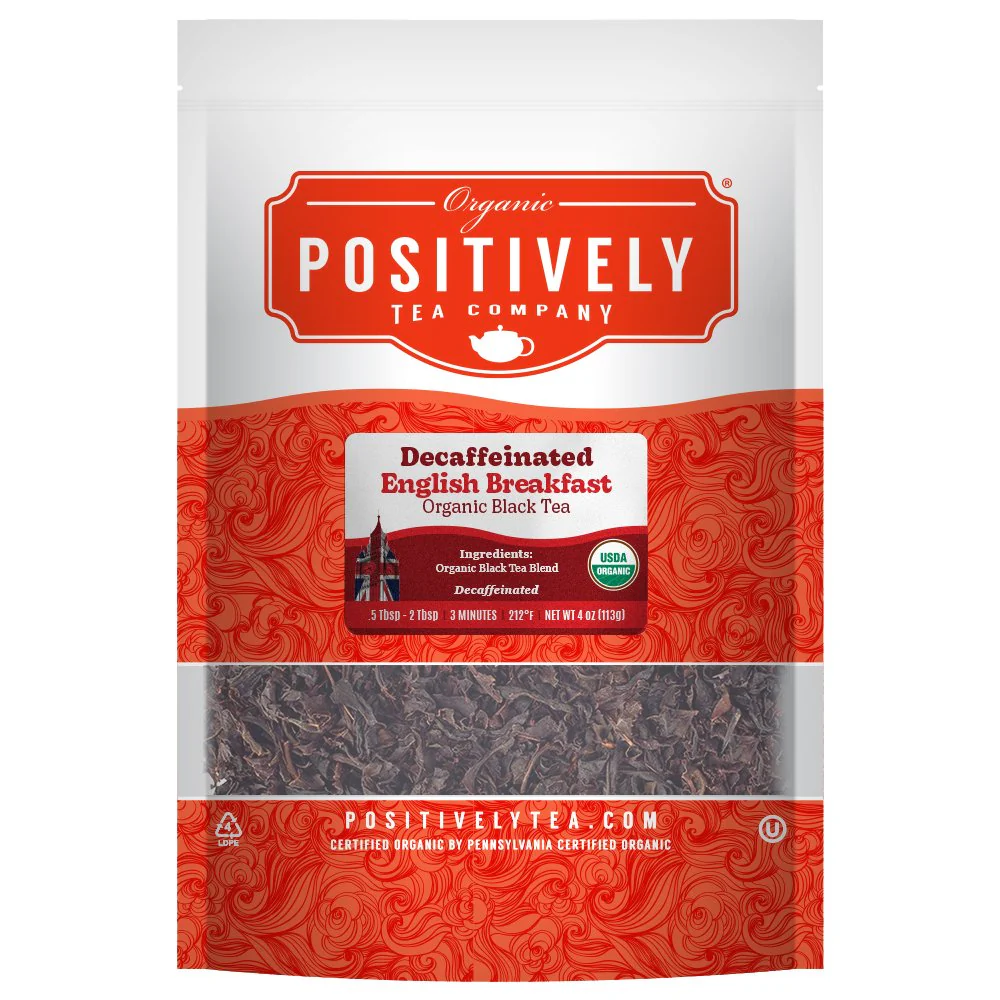 Organic Decaf English Breakfast - Loose Leaf Tea - Image 2