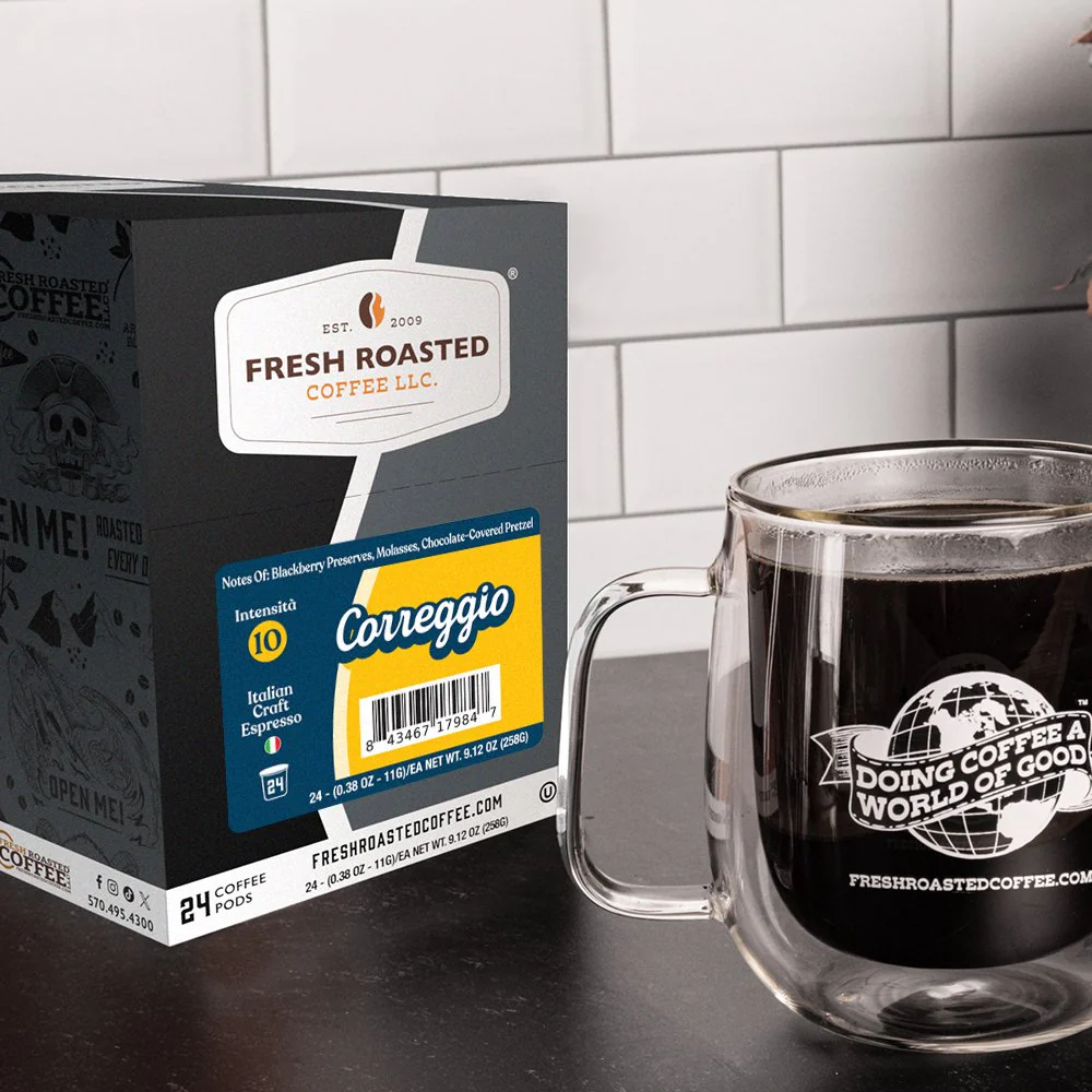 Correggio Italian Craft Coffee - Classic Coffee Pods - Image 9