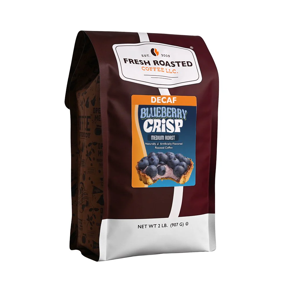 Decaf Blueberry Crisp - Flavored Roasted Coffee - Image 3