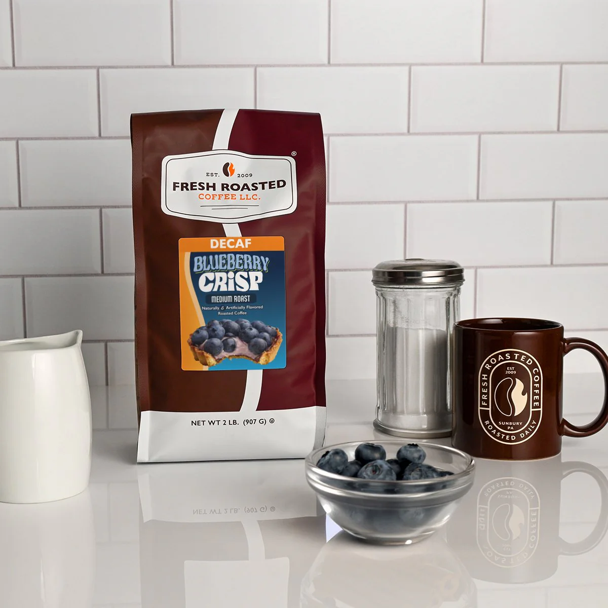 Decaf Blueberry Crisp - Flavored Roasted Coffee - Image 5