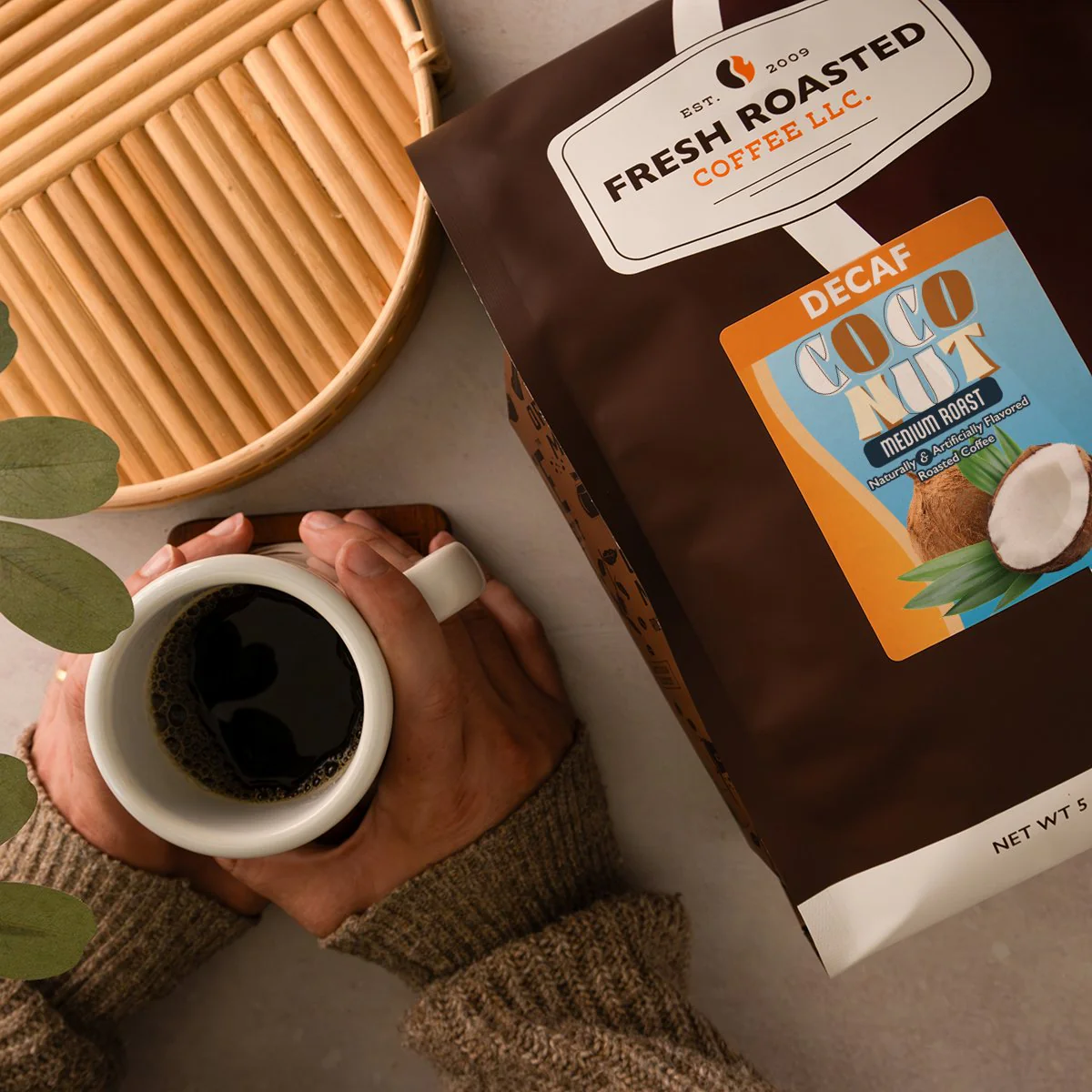 Decaf Coconut - Flavored Roasted Coffee - Image 7