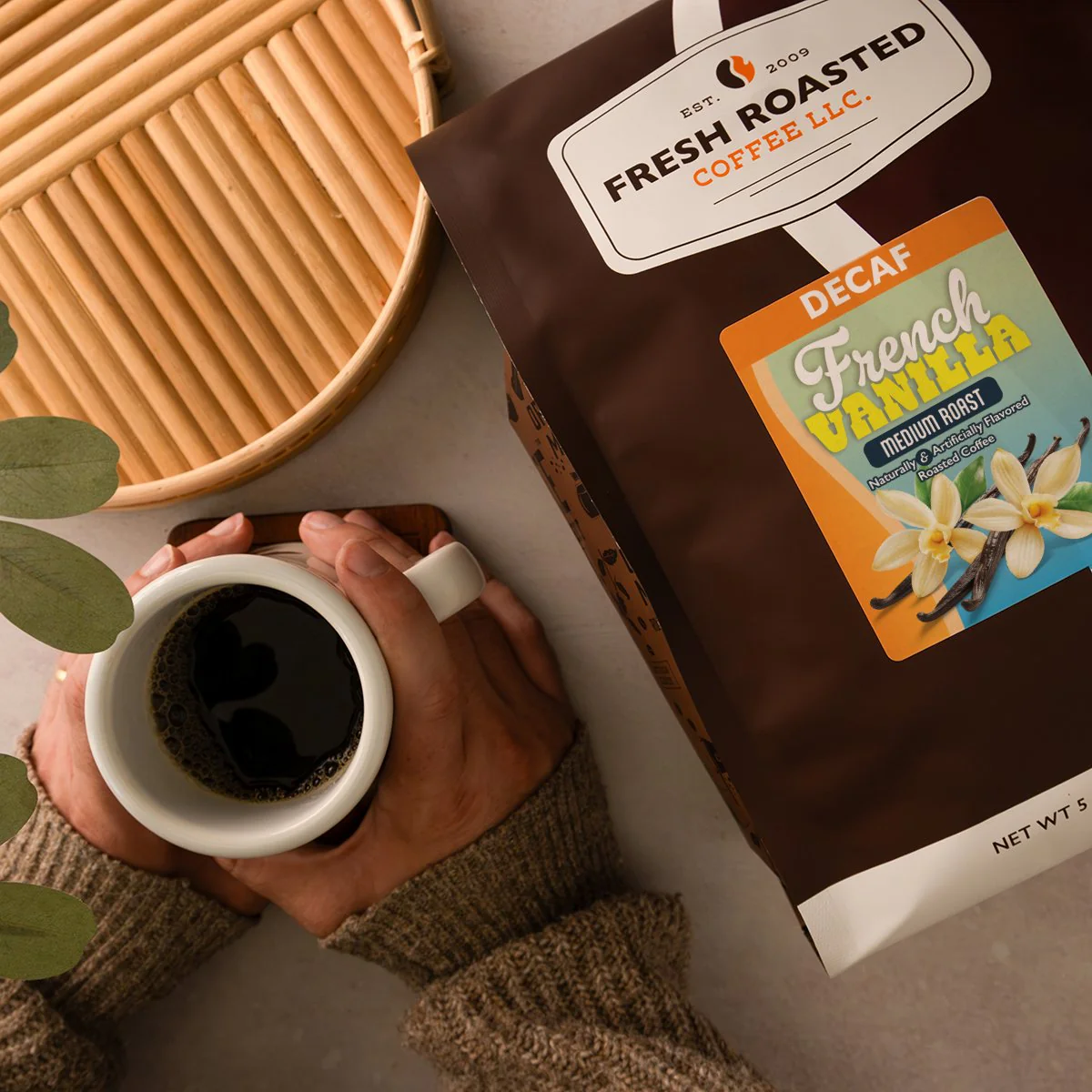 Decaf French Vanilla - Flavored Roasted Coffee - Image 10
