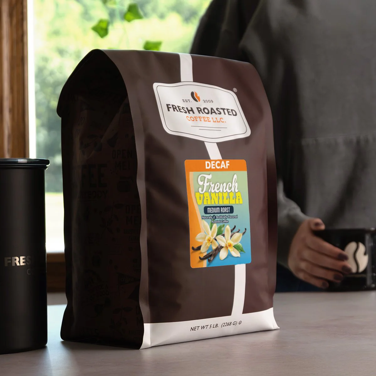 Decaf French Vanilla - Flavored Roasted Coffee - Image 7