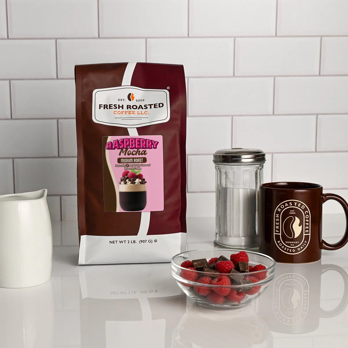 Raspberry Mocha - Flavored Roasted Coffee - Image 4