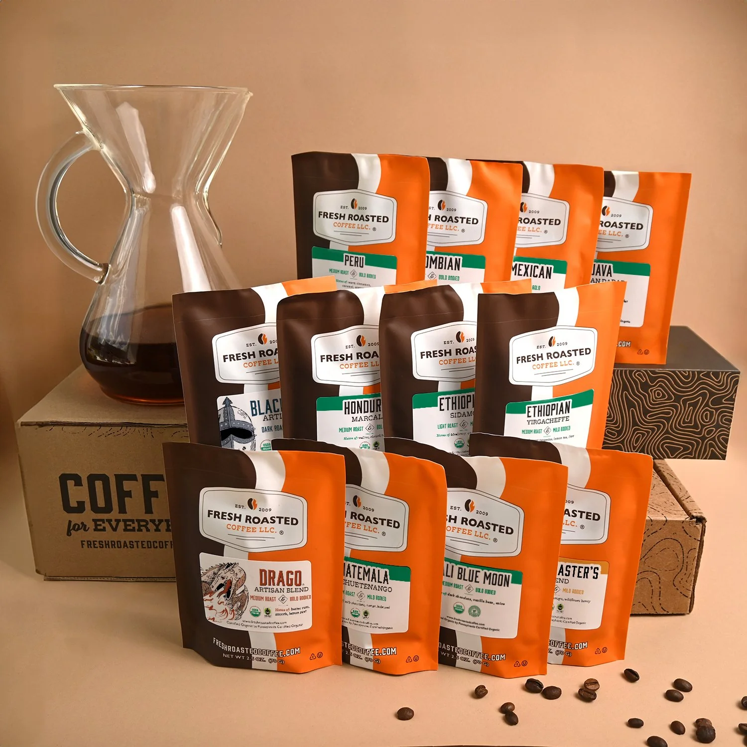FRC Coffee Bean Gift Box - Organic Certified Selections - Image 4