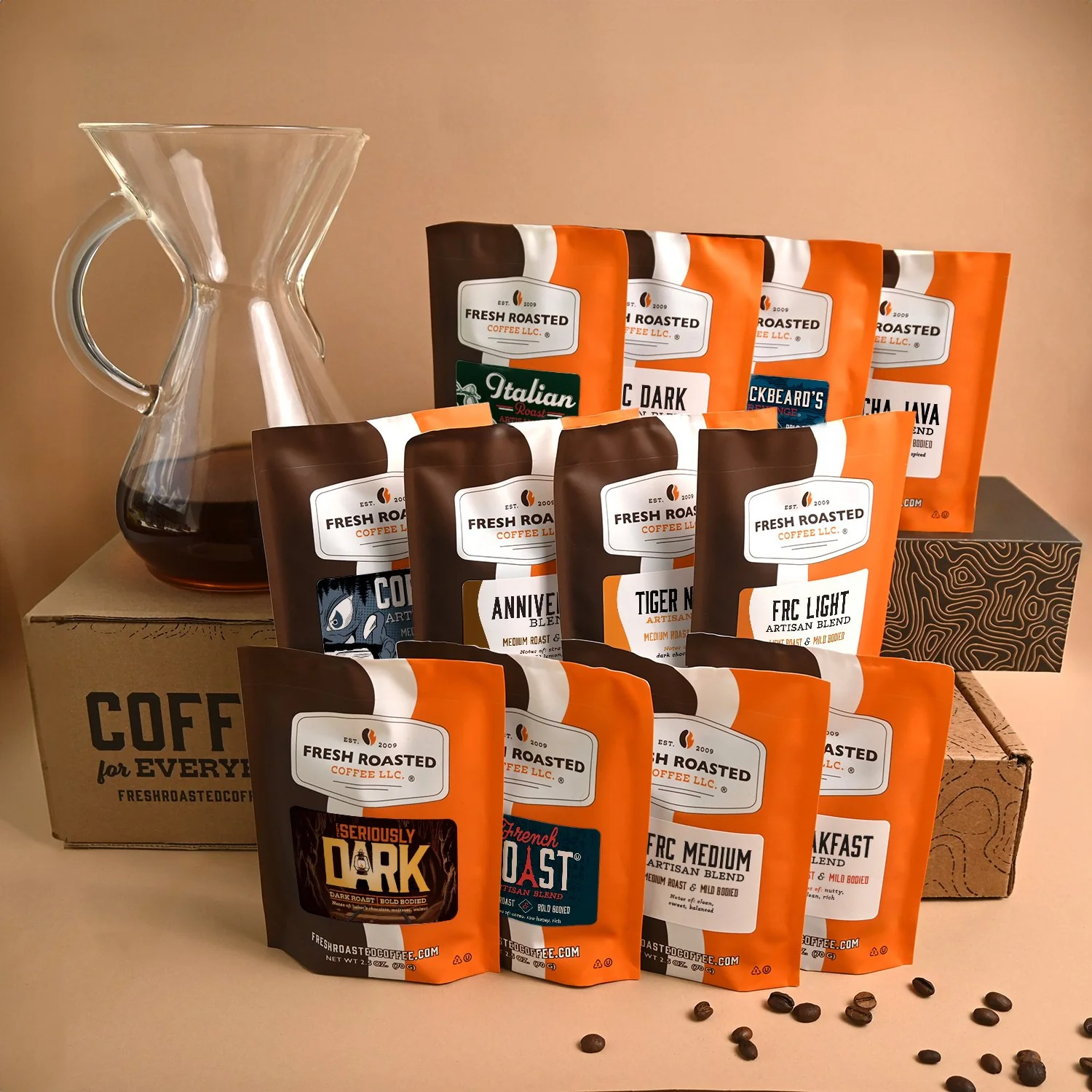 FRC Coffee Bean Gift Box - Fresh Roasted Artisan Blends - Image 2