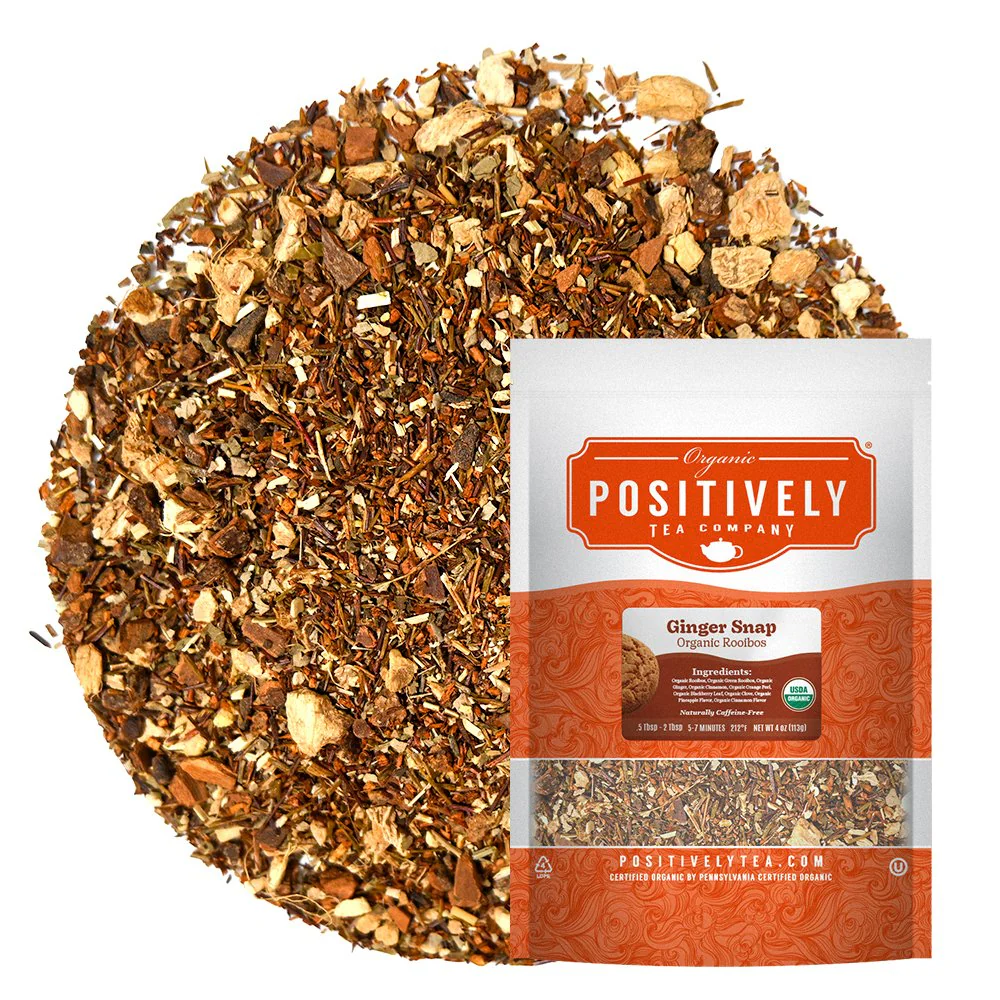 Organic Ginger Snap Rooibos - Loose Leaf Tea - Image 2