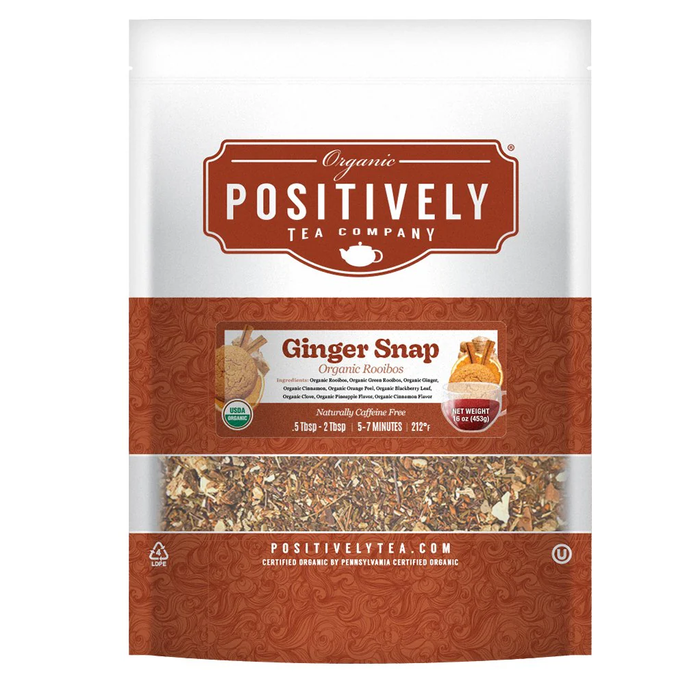 Organic Ginger Snap Rooibos - Loose Leaf Tea - Image 9