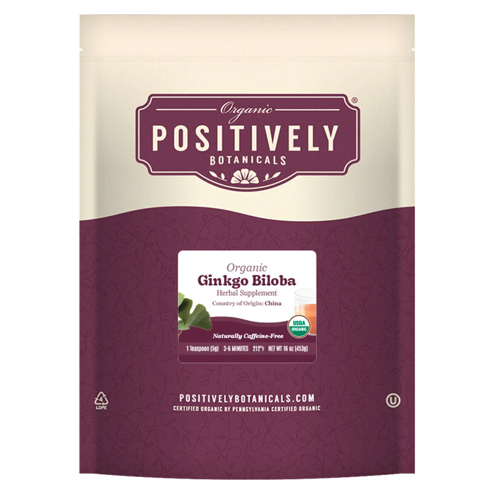 Organic Ginkgo Biloba - Loose Leaf Botanical