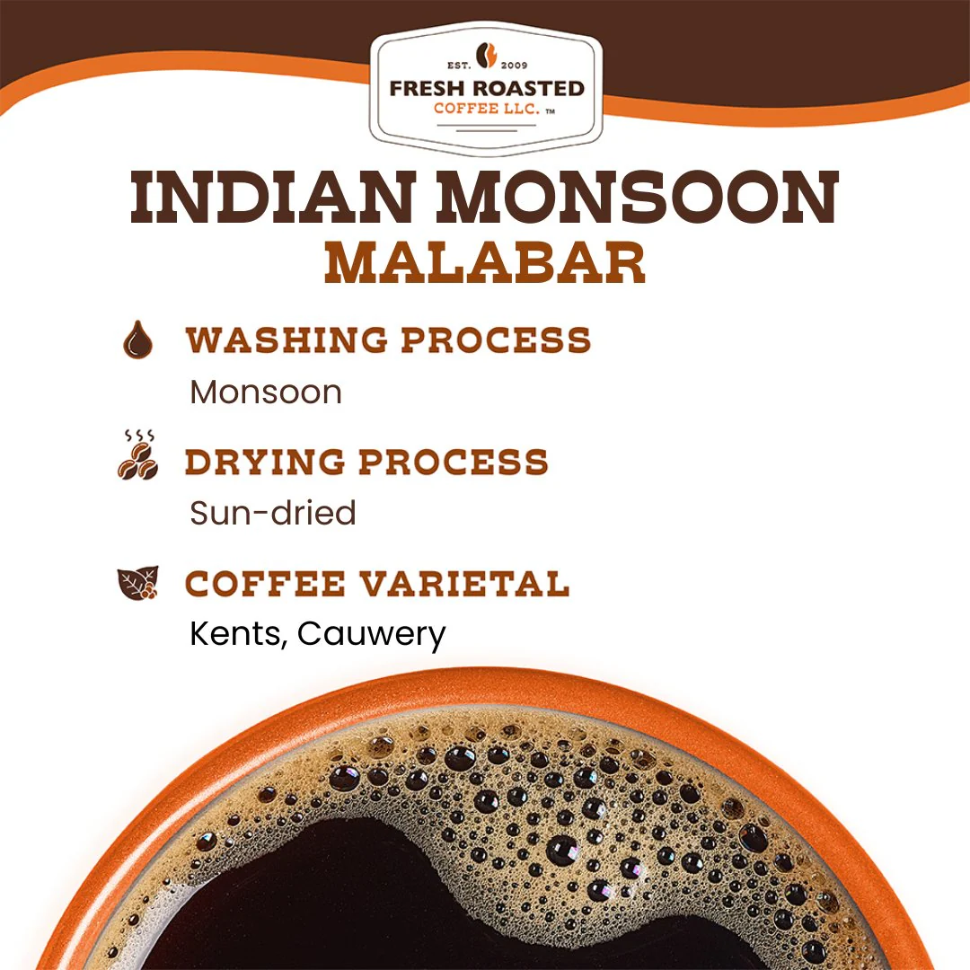 Indian Monsoon Malabar - Roasted Coffee - Image 10