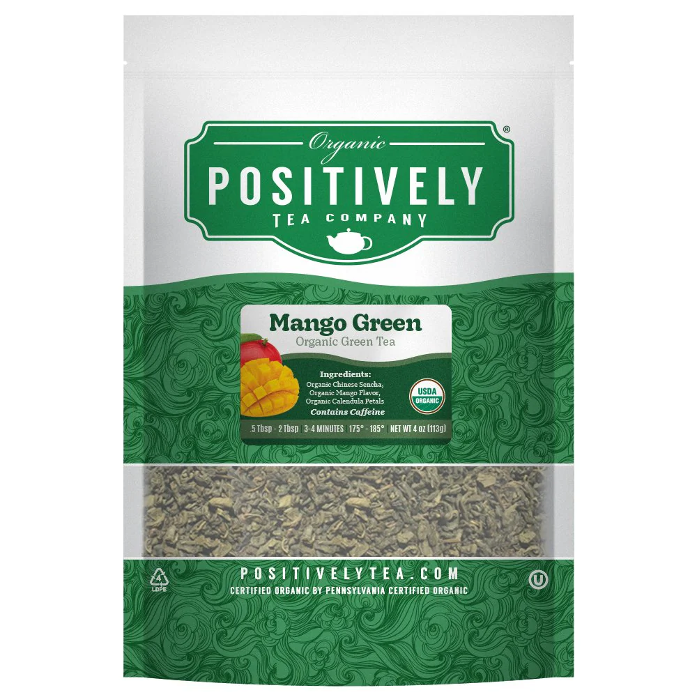 Organic Mango Green - Loose Leaf Tea - Image 2