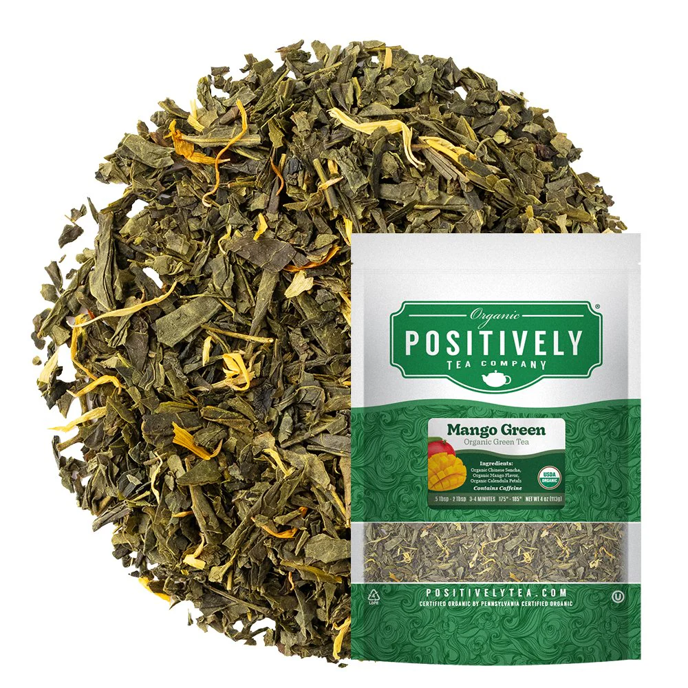 Organic Mango Green - Loose Leaf Tea - Image 4