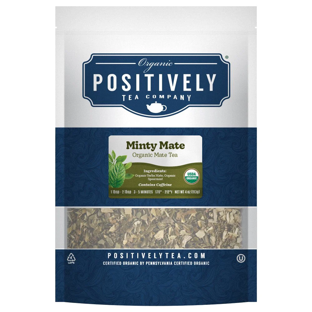 Organic Minty Mate - Loose Leaf Tea - Image 2