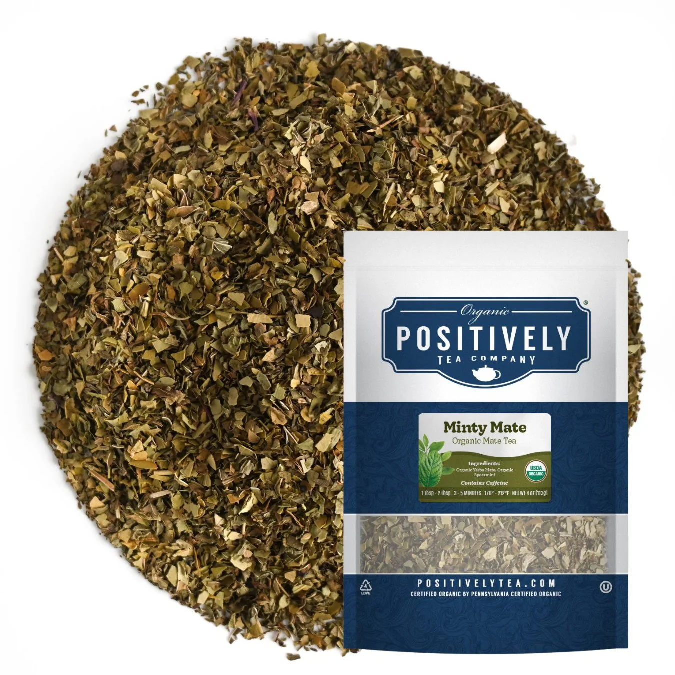 Organic Minty Mate - Loose Leaf Tea - Image 5