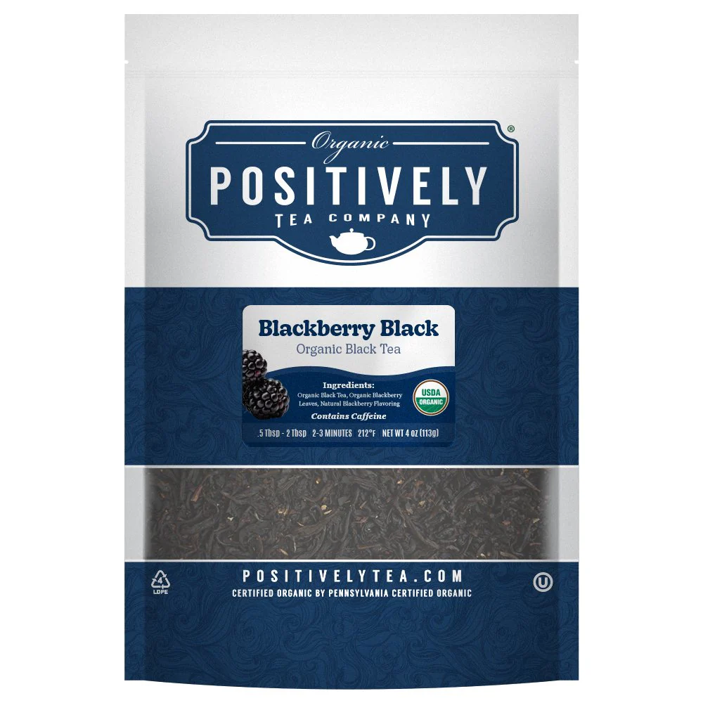 Organic Blackberry Black - Loose Leaf Tea - Image 2