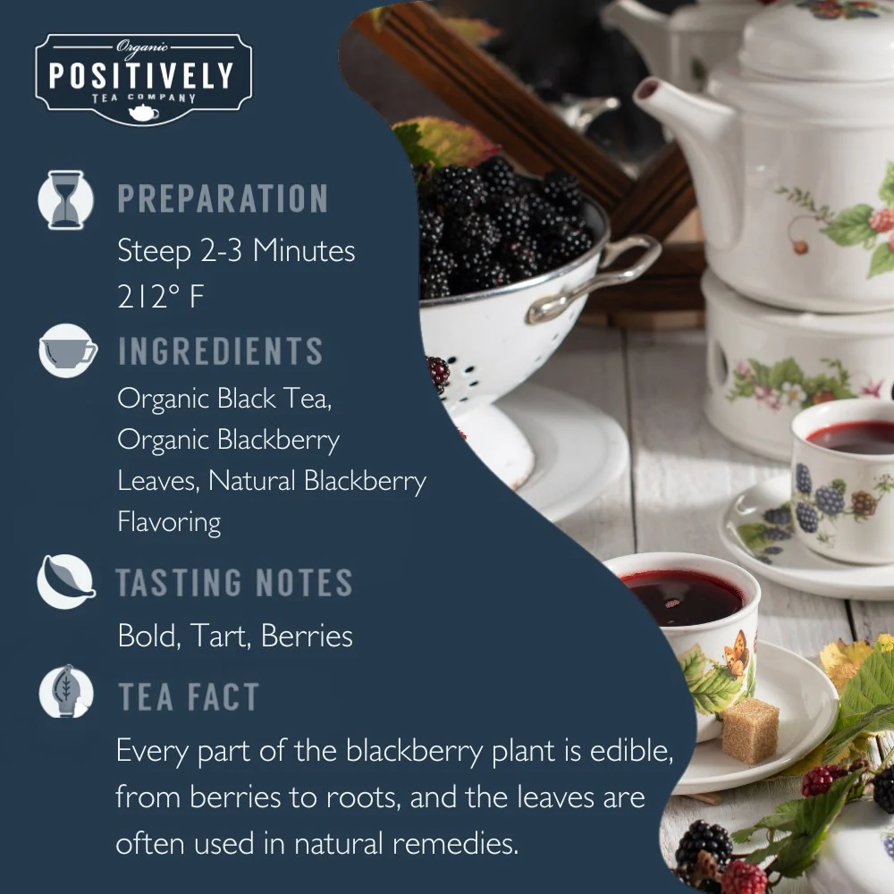 Organic Blackberry Black - Loose Leaf Tea - Image 8