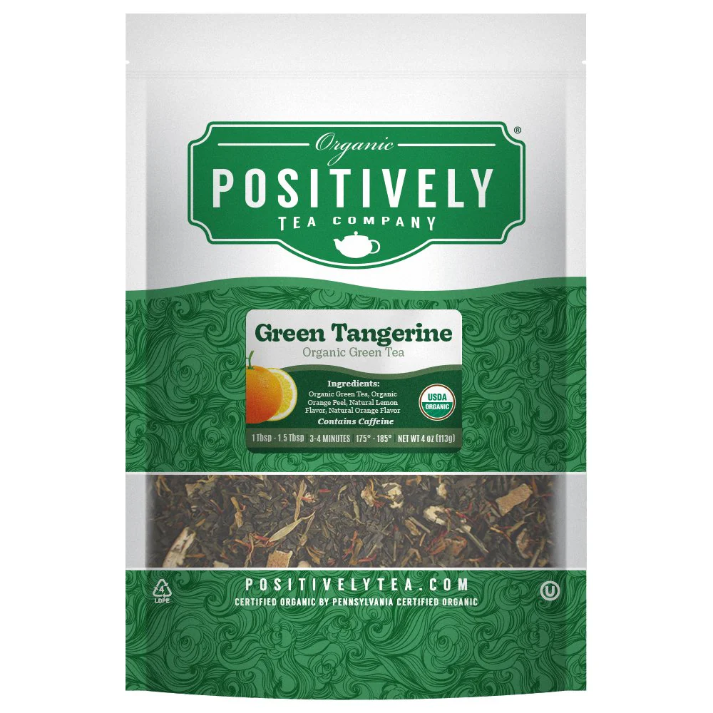 Organic Green Tangerine - Loose Leaf Tea - Image 2