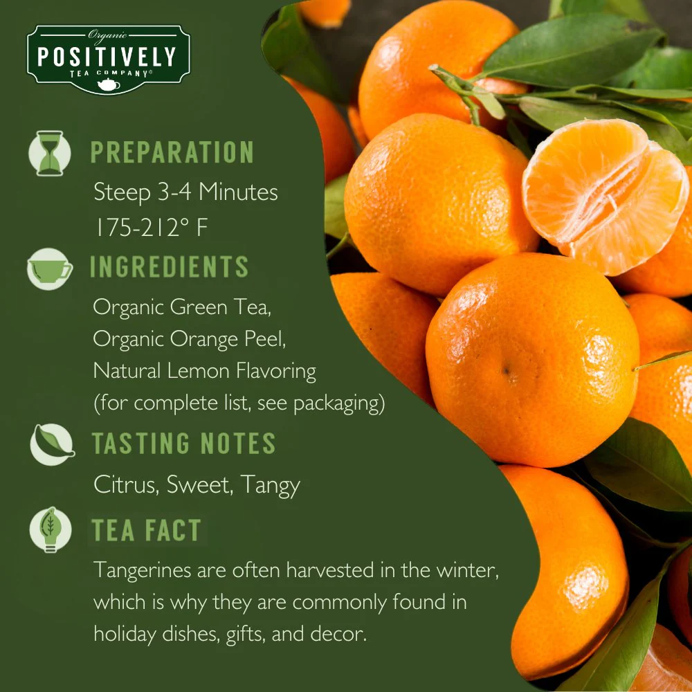 Organic Green Tangerine - Loose Leaf Tea - Image 6