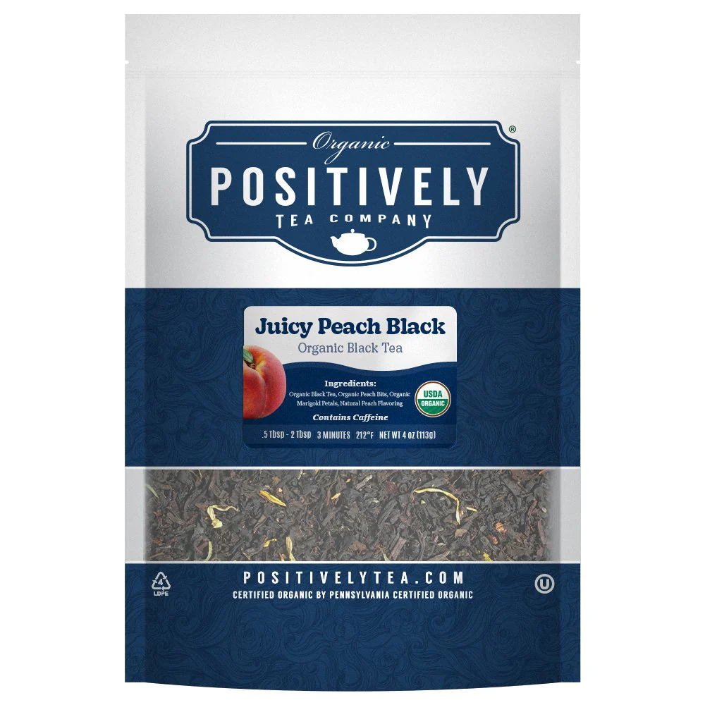 Organic Juicy Peach Black - Loose Leaf Tea - Image 10