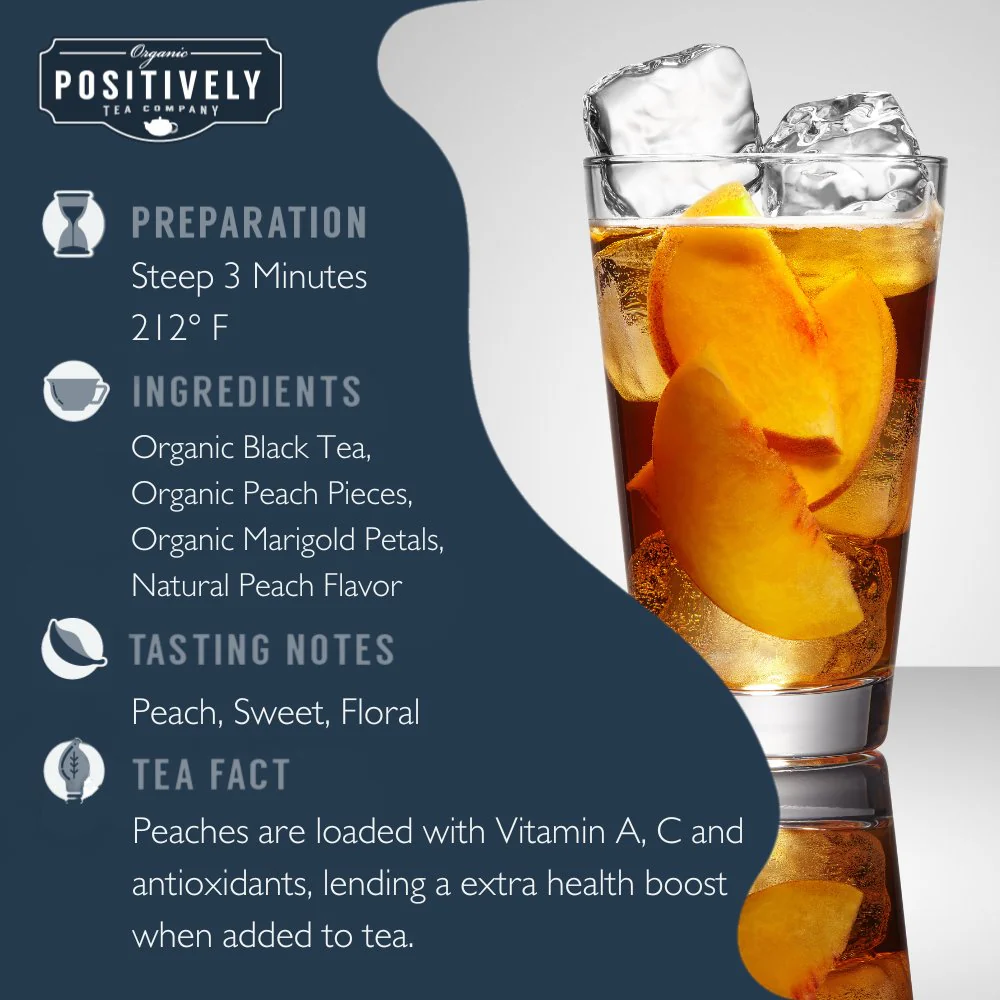 Organic Juicy Peach Black - Loose Leaf Tea - Image 5