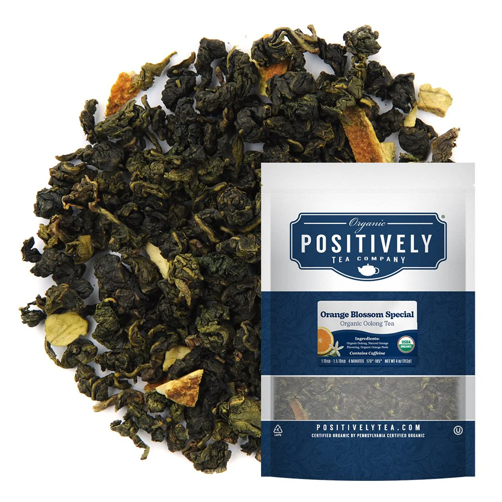 Organic Orange Blossom Special Oolong - Loose Leaf Tea - Image 5
