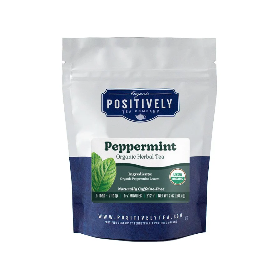 Organic Peppermint Leaf Herbal - Loose Leaf Tisane - Image 3