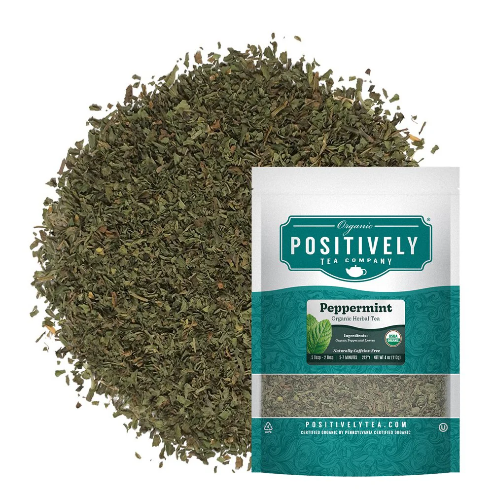 Organic Peppermint Leaf Herbal - Loose Leaf Tisane - Image 5