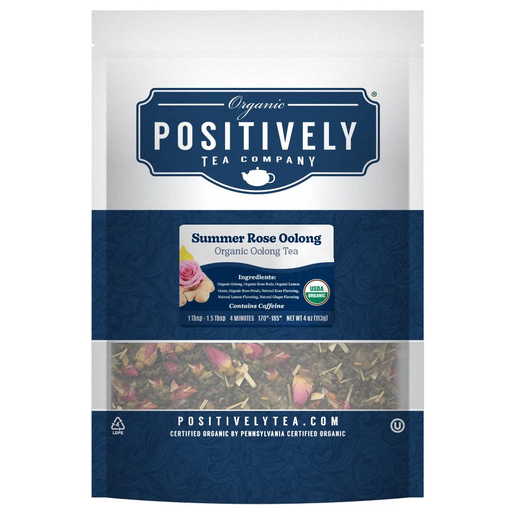 Organic Summer Rose Oolong - Loose Leaf Tea - Image 2