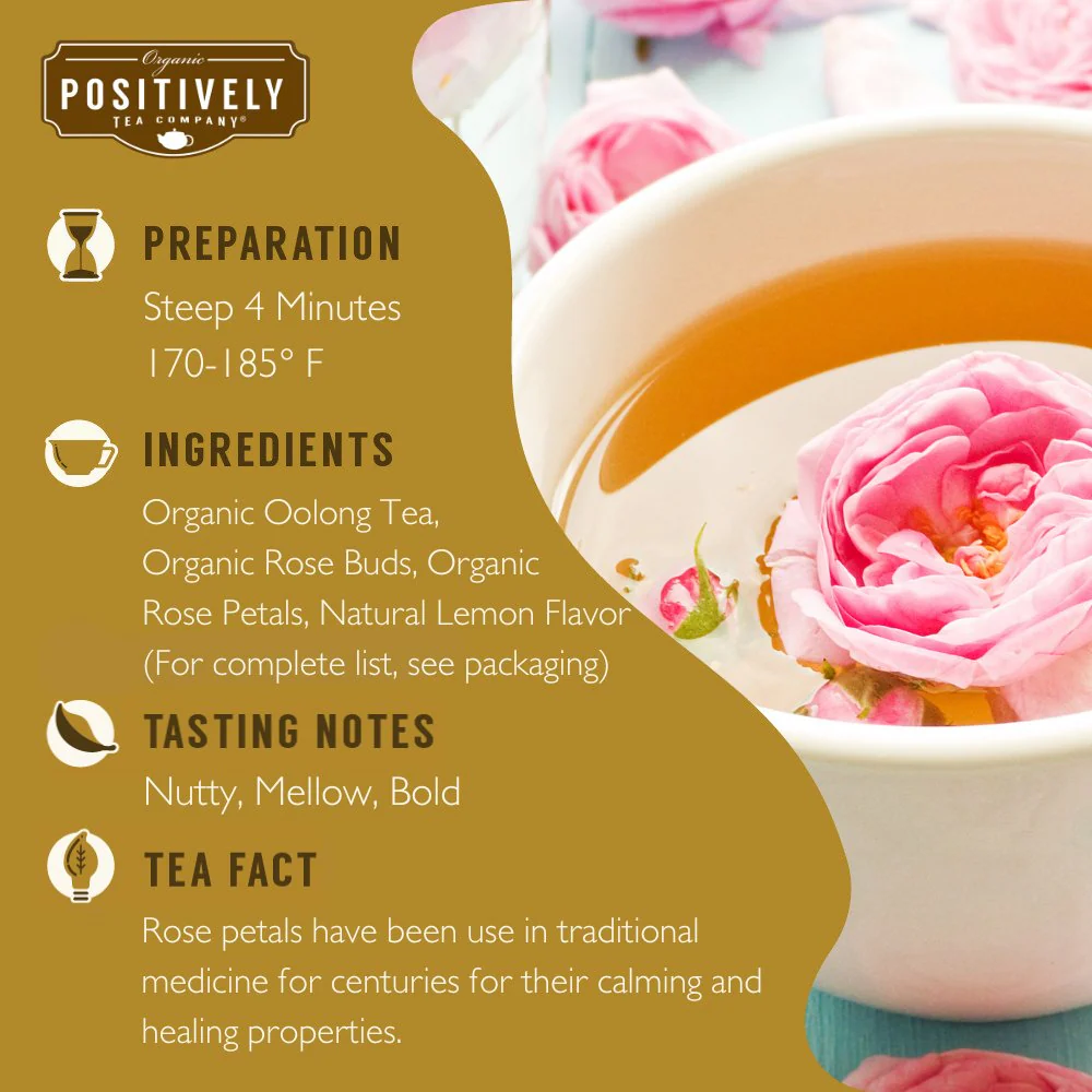 Organic Summer Rose Oolong - Loose Leaf Tea - Image 6