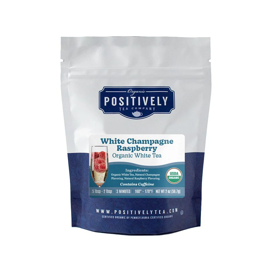 Organic White Champagne Raspberry - Loose Leaf Tea - Image 3