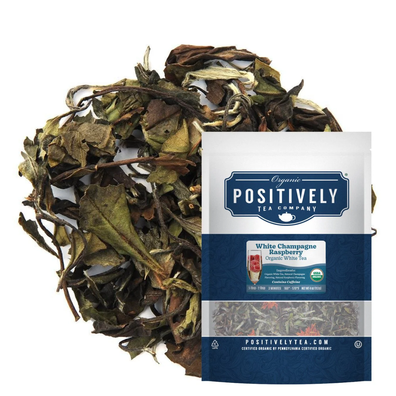 Organic White Champagne Raspberry - Loose Leaf Tea - Image 5