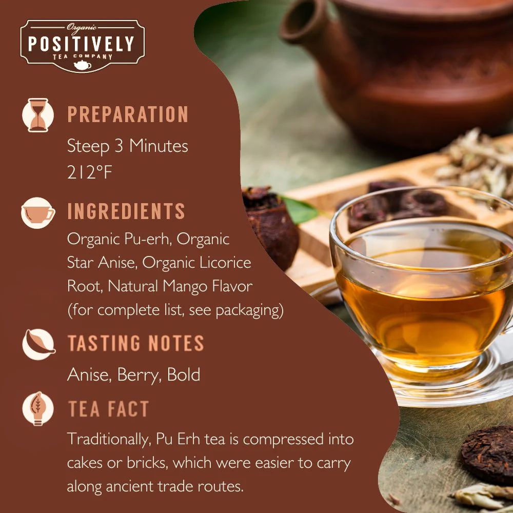 Organic Wisdom Pu Erh Chai - Loose Leaf Tea - Image 6
