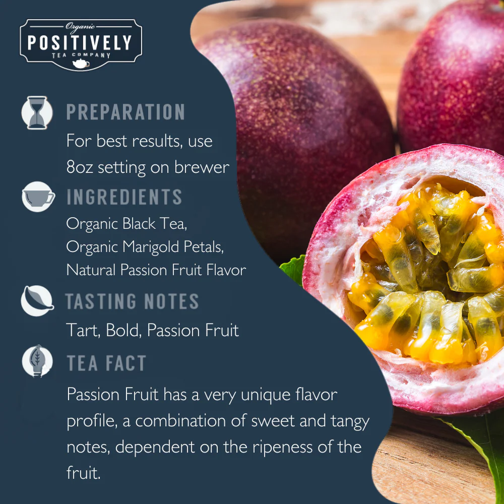 Organic Passion Fruit Black - Classic Tea Pods - Image 7