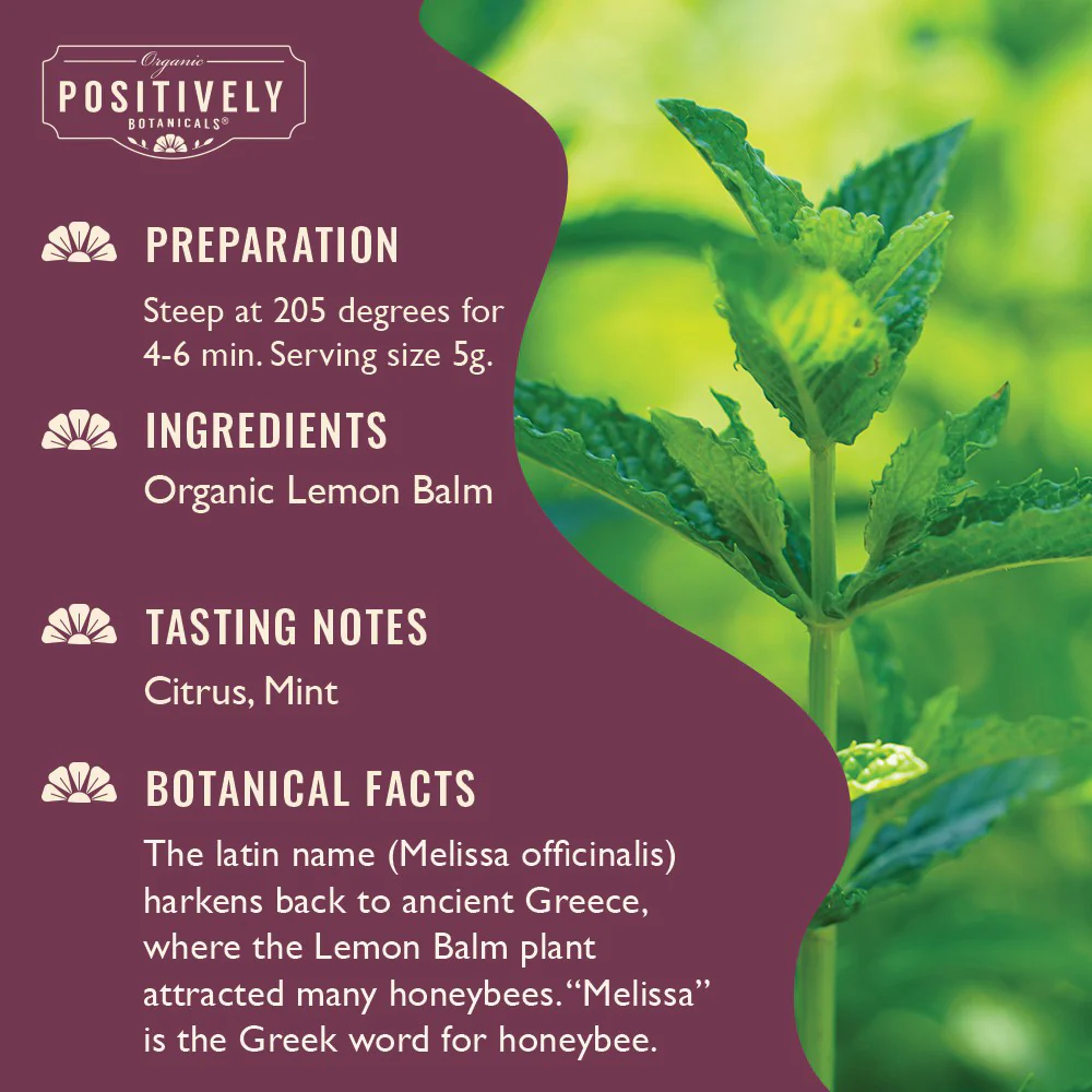 Organic Lemon Balm - Loose Leaf Botanical - Image 5