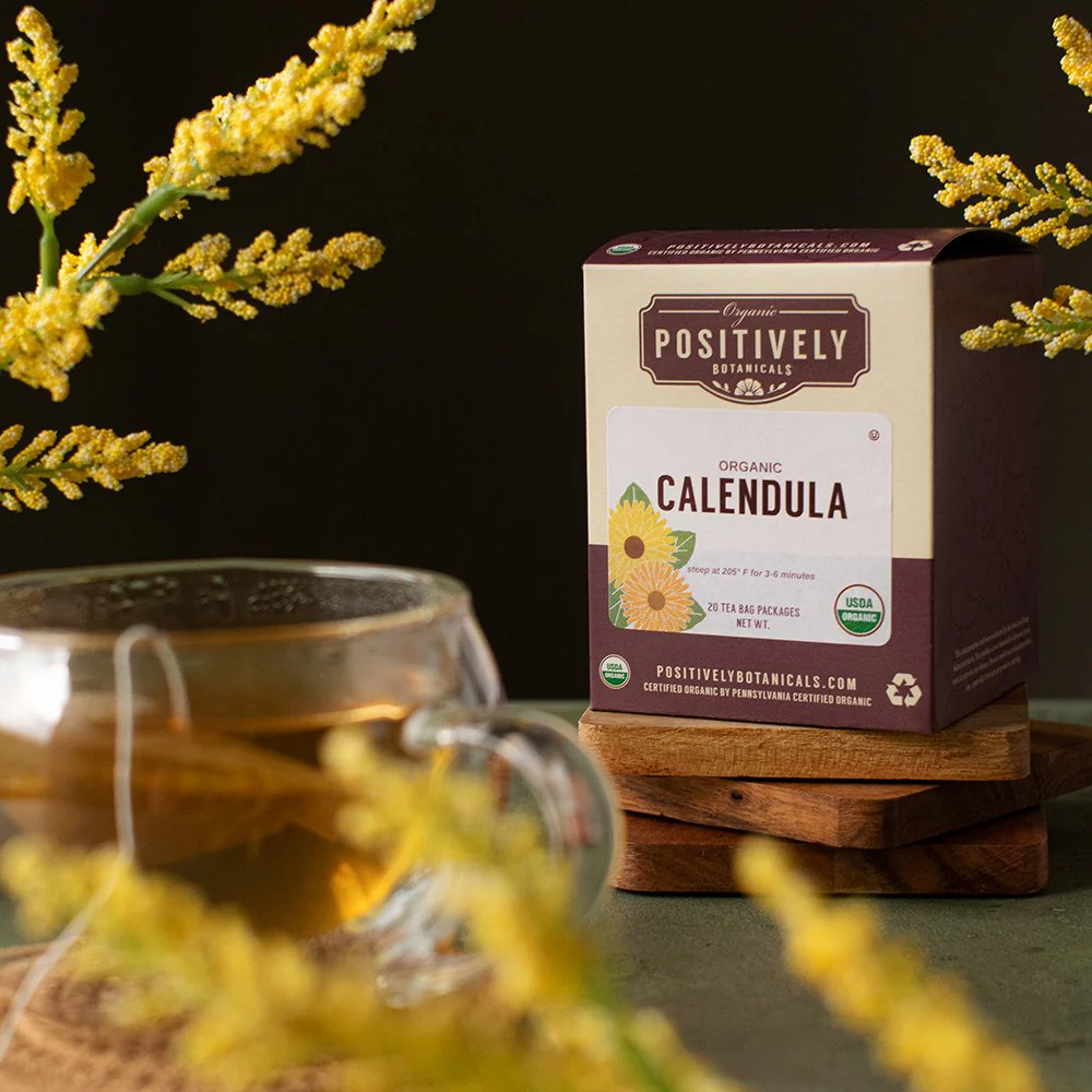Organic Calendula - Botanical Tea Bags - Image 3