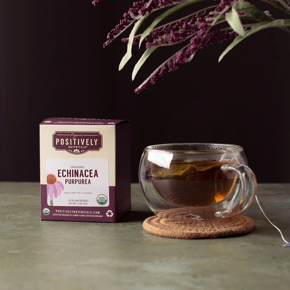 Organic Echinacea Purpurea - Botanical Tea Bags - Image 3