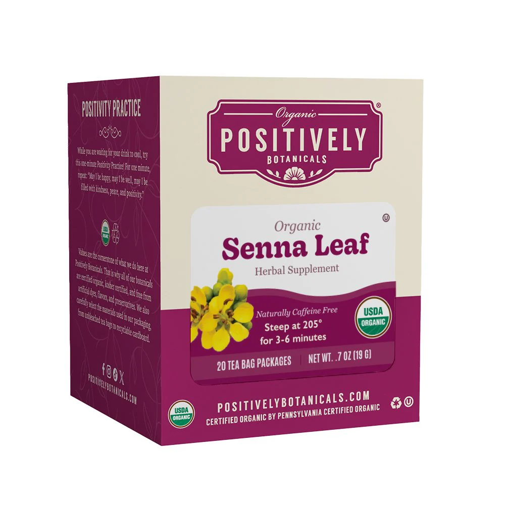 Organic Senna Leaf - Botanical Tea Bags