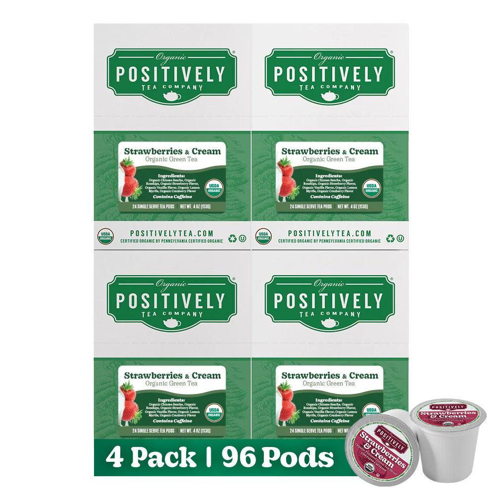 Organic Strawberries and Cream - Classic Tea Pods - Image 2