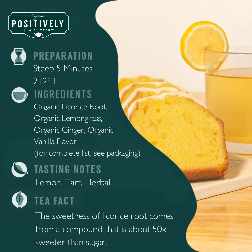 Organic Lemon Pound Cake Herbal - Loose Leaf Tisane - Image 6