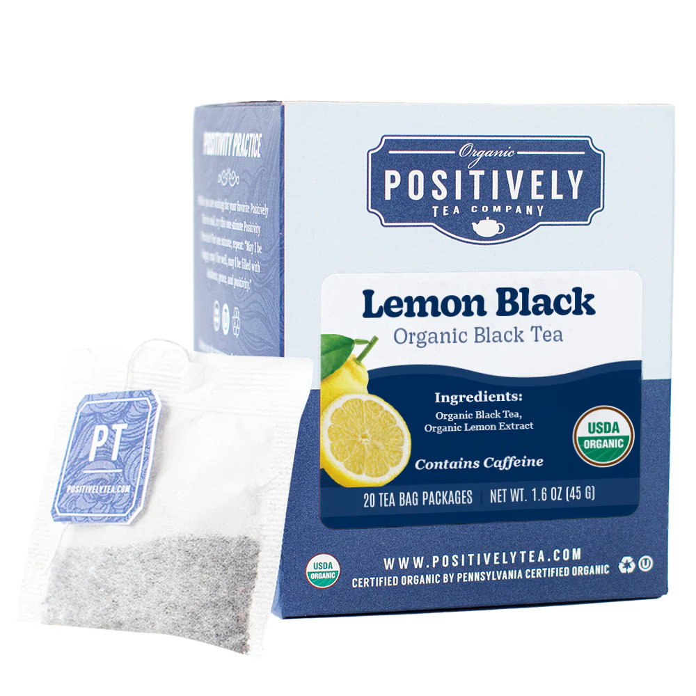 Organic Lemon - Black Tea Bags - Image 4