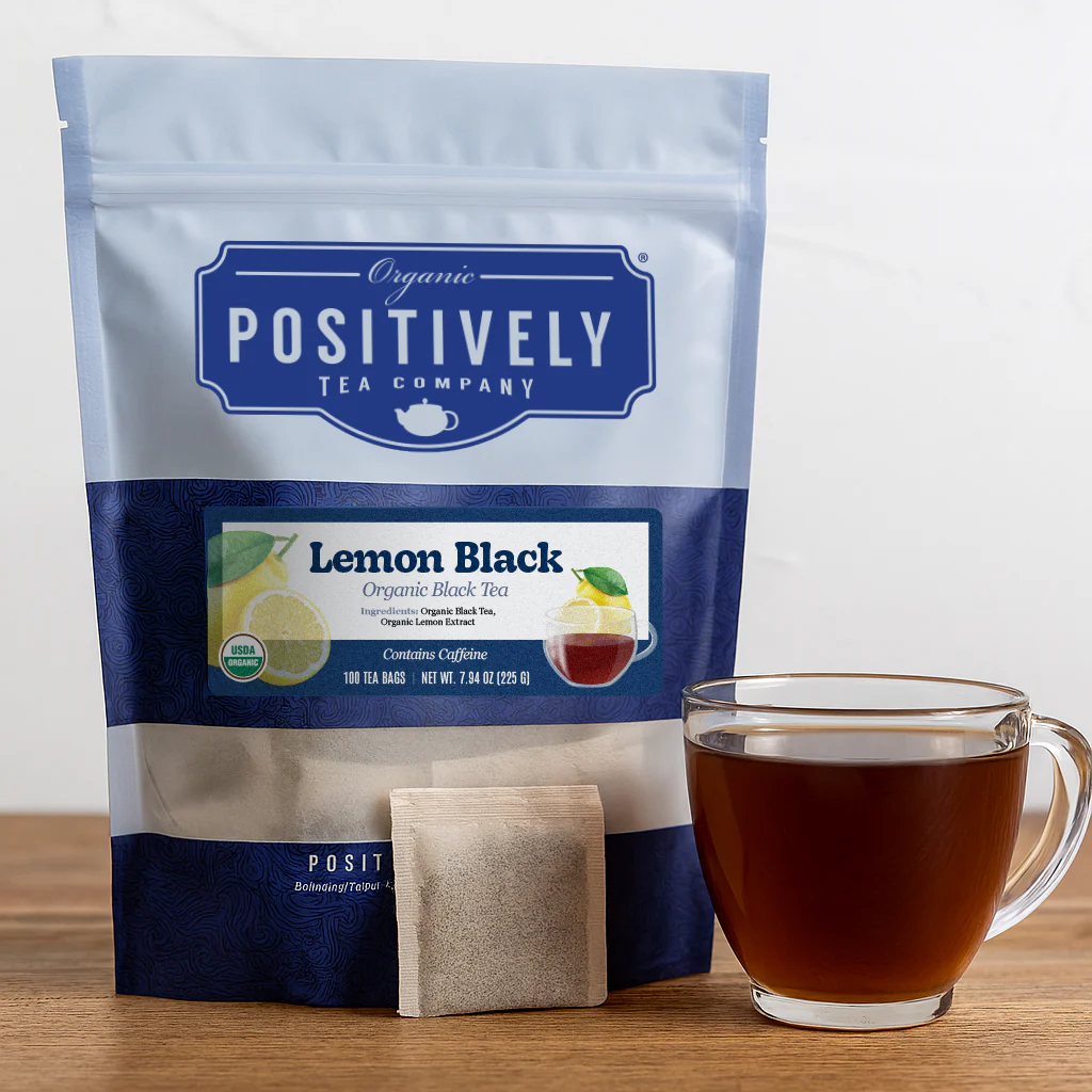 Organic Lemon - Black Tea Bags - Image 7