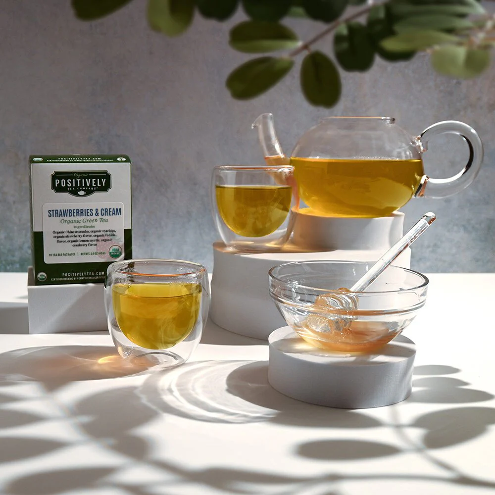 Organic Strawberries and Cream - Tea Bags - Image 6
