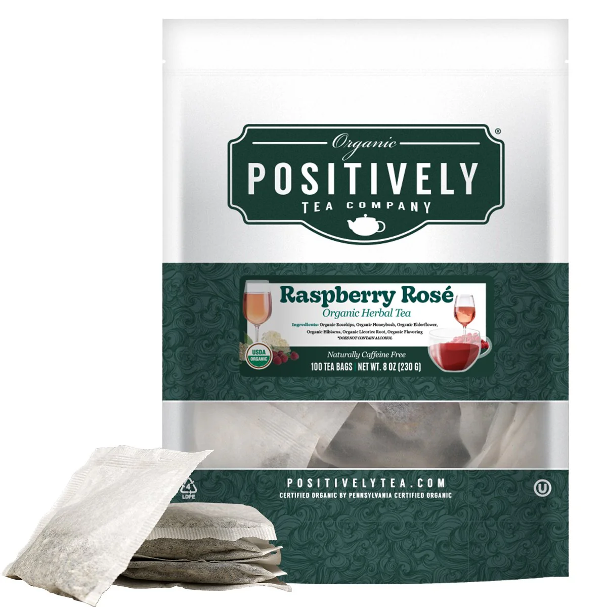 Organic Raspberry Rosé - Tea Bags - Image 2