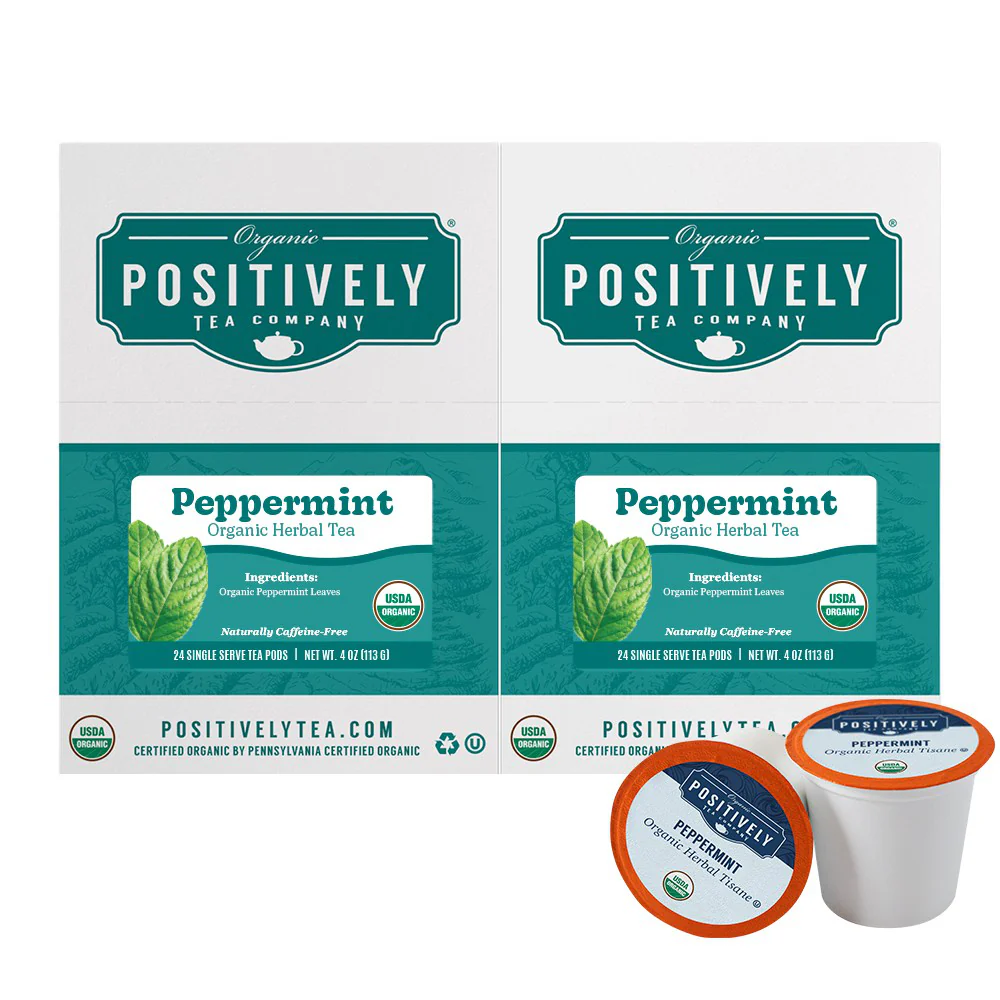 Organic Peppermint Leaf Herbal - Classic Tea Pods - Image 3